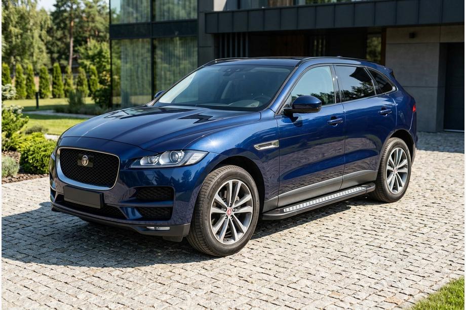 Jaguar F-PACE 2016- Pedane Laterali Vision New Black (2 pz, Alluminio) Image
