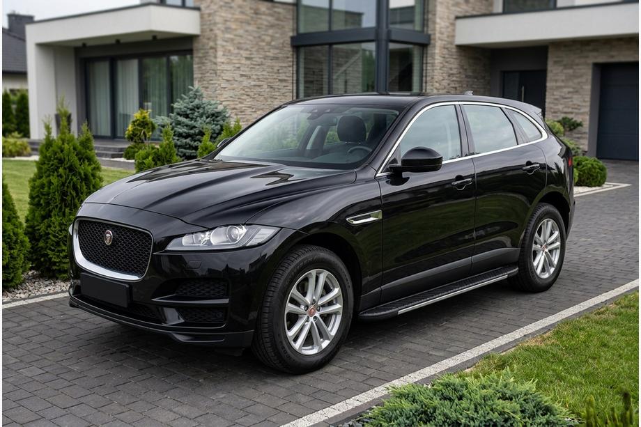 Jaguar F-PACE 2016- Pedane laterali Bosphorus Grey (2 pz, alluminio) Image