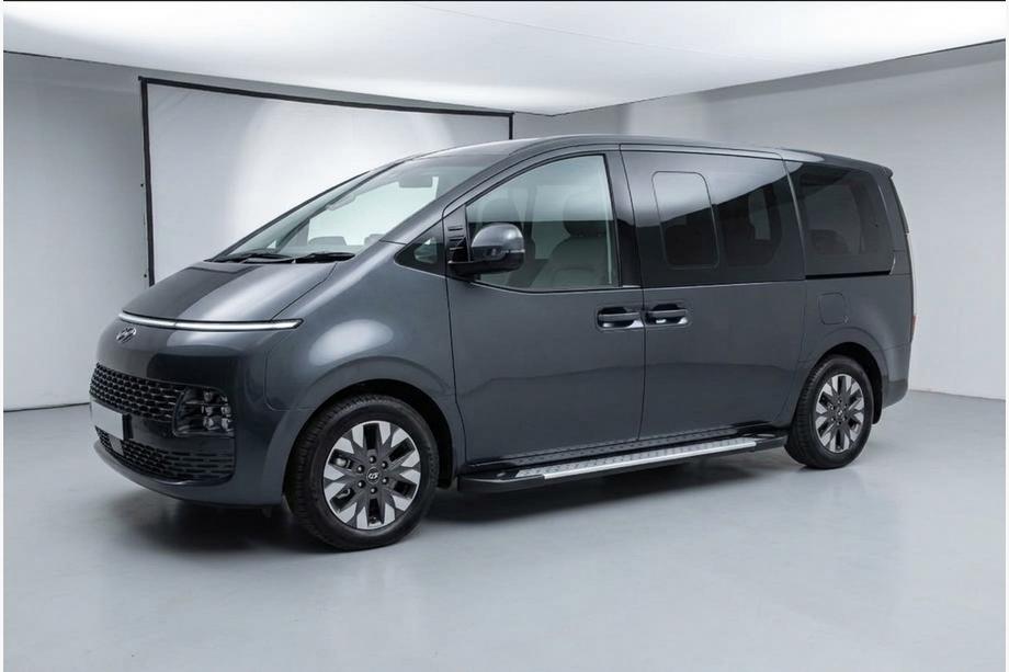 Hyundai Staria 2021- Pedane laterali Allmond Grey (2 pz, alluminio) Image
