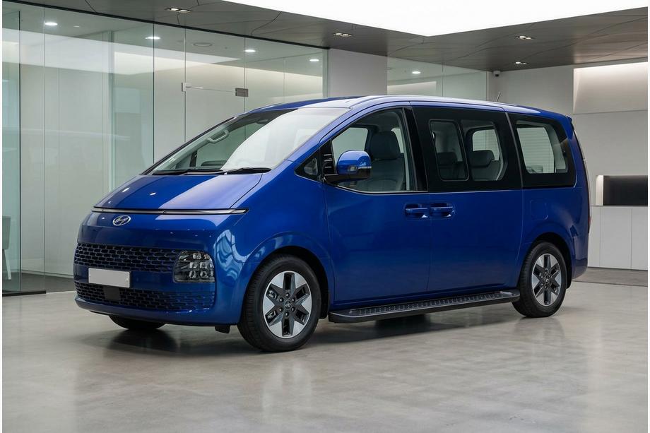 Hyundai Staria 2021- Pedane Laterali Allmond Black (2 pz, Alluminio) Image