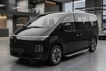 Hyundai Staria 2021- Pedane Laterali BlackLine (2 pz, Alluminio) foto 1