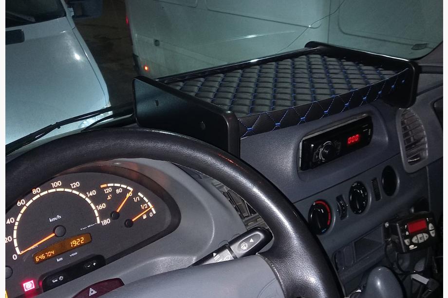 Mercedes Sprinter W901/902/903/904/905 1995–2006 Mensola cruscotto (2000-2006, ECO-BLUE) Foto 2