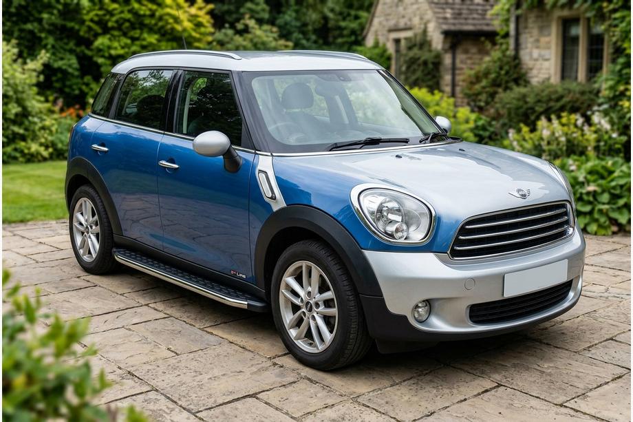 Mini Countryman R60 2010-2017 Pedane Laterali BlackLine (2 pz, Alluminio) Foto 1