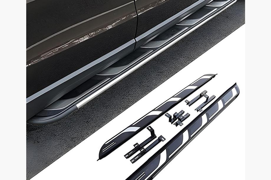 Audi Q5 2017-2025 Pedane Laterali OEM V2 (2 pz, Alluminio) Image