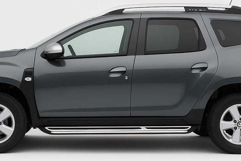 Renault Duster 2018-2024 Pedane Laterali OEM (2 pz, Alluminio) Image