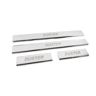 Battitacco in acciaio inox Carmos V2 (4 pz) Dacia Duster 2008-2018 foto 3