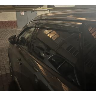 Deflettori Finestrini con Modanatura Cromata (4 pz, Niken) foto 3