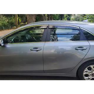 Deflettori Finestrini con Modanatura Cromata HB (4 pz, Niken) Kia Ceed 2018- foto 1