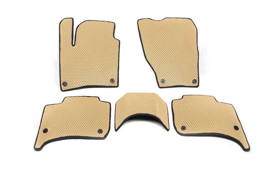 Porsche Cayenne 2010-2017 Tappetini EVA (Beige) Image