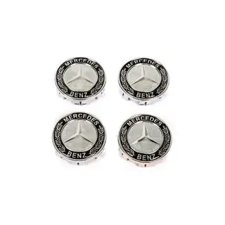 Copri mozzo cerchi 71/75 mm senza anello (4 pz, nero V2) foto 2