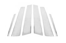 Kia Optima 2010-2016 Modanature Montanti Porta in Acciaio Inox (6 pz) foto 2