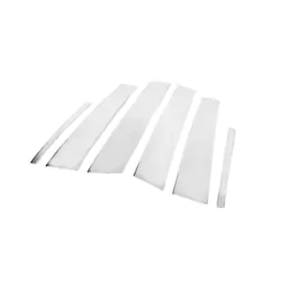Modanature Montanti Porta in Acciaio Inox (6 pz) Kia Optima 2010-2016 foto 3