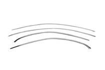 Mercedes A-class W177 2018- Cornici superiori finestrini acciaio inox (4 pz) foto 2