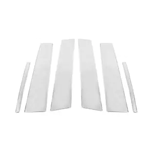 Coperture montanti porta in acciaio inox (6 pz) foto 2