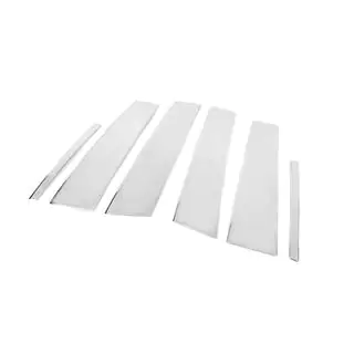 Coperture montanti porta in acciaio inox (6 pz) foto 3