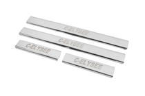 Citroen C-Elysee 2013-2022 Battitacco Carmos V2 (4 pz, acciaio inox) foto 2