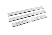 Citroen C-Elysee 2013-2022 Battitacco Carmos V2 (4 pz, acciaio inox) foto 3