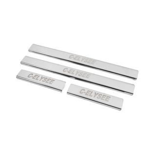 Battitacco Carmos V2 (4 pz, acciaio inox) Citroen C-Elysee 2013-2022 foto 2