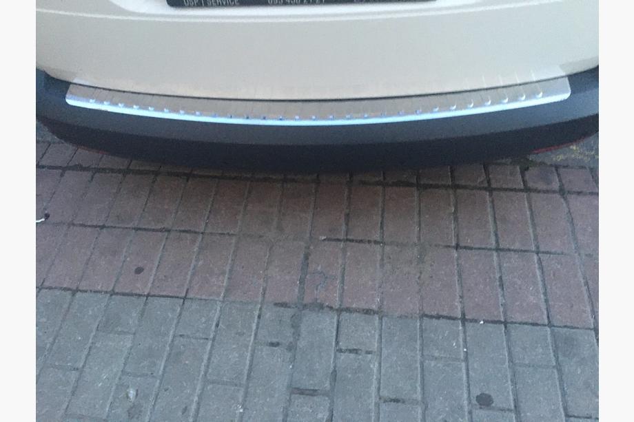 Volkswagen Caddy 2015-2020 Protezione Paraurti Posteriore Carmos V2 Acciaio Inox Foto 3
