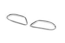 Mercedes ML W163 1997-2005 Coperture cromate per fendinebbia (2 pz, plastica) foto 2
