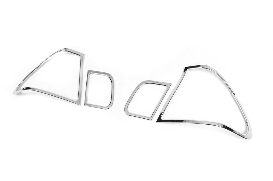 BMW 3 Series E46 1998-2006 Coperture cromate per fanali posteriori (2 pz) Image