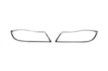BMW 3 Series E90/E91 2005-2011 Coperture Fari Cromate (2 pz, Plastica) foto 3