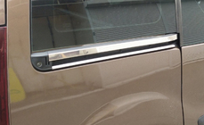 Citroen Berlingo 2008-2018 Modanature in acciaio inox per porte scorrevoli (4 pz) Carmos - Acciaio Inox Turco foto 2