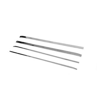 Modanature in acciaio inox per porte scorrevoli (4 pz) foto 4
