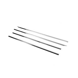 Cornici finestrini acciaio inox (4 pz) foto 3