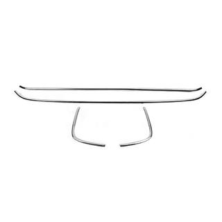 Coperture griglia paraurti 2018+ (4 pz, acciaio inox) Ford Custom 2013-2022 foto 2
