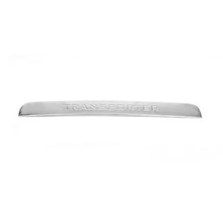 Modanatura cromata sopra targa per portellone posteriore (con scritta, acciaio inox) foto 2