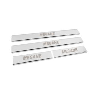 Battitacco in acciaio inox Carmos V2 (4 pz) Renault Megane IV 2016-2025 foto 3
