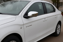 Citroen C-Elysee 2013-2022 Coprispecchietti (2 pz, Acciaio Inox) foto 1