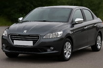 Peugeot 301 2012- Coprispecchietti (2 pz, Acciaio Inox) foto 1