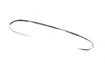 Mercedes C-class W205 2014-2021 Protezione bordo paraurti posteriore V2 acciaio inox foto 3