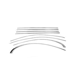 Cornice completa finestrini in acciaio inox foto 2