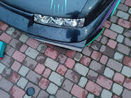 Supporto universale targa per bordo paraurti (plastica) Nero Opaco foto 5