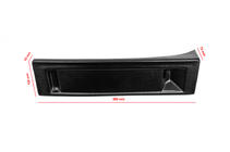 Supporto universale targa per bordo paraurti (plastica) Nero Opaco foto 2