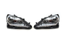 Lexus IS 2005-2013 Fari Anteriori OEM V2 Silver (2 pz) foto 2