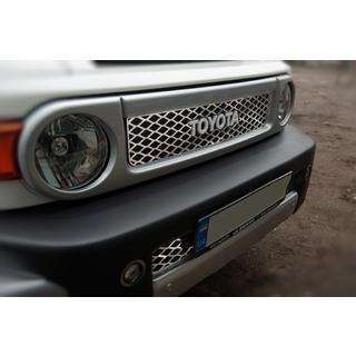 Coperture cromate per griglia (acciaio inox) Toyota FJ Cruiser 2006-2022 foto 2