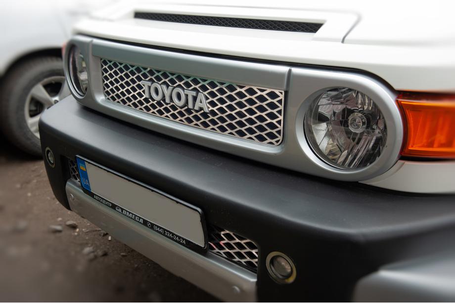 Toyota FJ Cruiser 2006-2022 Coperture cromate per griglia (acciaio inox) Foto 3