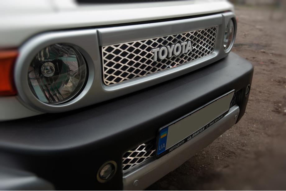 Toyota FJ Cruiser 2006-2022 Coperture cromate per griglia (acciaio inox) Foto 2