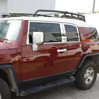 Set modanature per finestrini acciaio inox 16 pezzi Toyota FJ Cruiser 2006-2022 foto 2