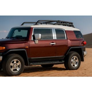 Set modanature per finestrini acciaio inox 16 pezzi Toyota FJ Cruiser 2006-2022 foto 1