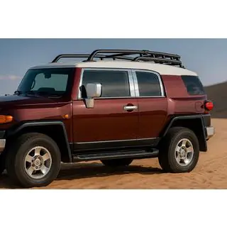 Set modanature per finestrini acciaio inox 16 pezzi Toyota FJ Cruiser 2006-2022 foto 1