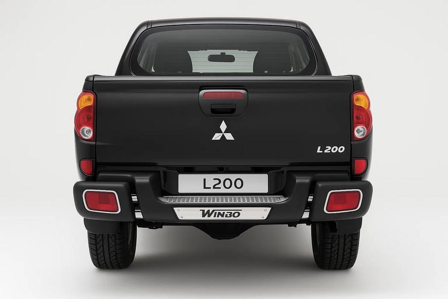 Mitsubishi L200 2006-2015 Protezione Posteriore D124537 (Acciaio Inox) Foto 3