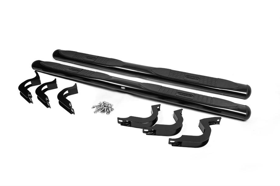 Toyota FJ Cruiser 2006-2022 Barre Laterali B098602 (2 pz, acciaio inox) (nere) Foto 2