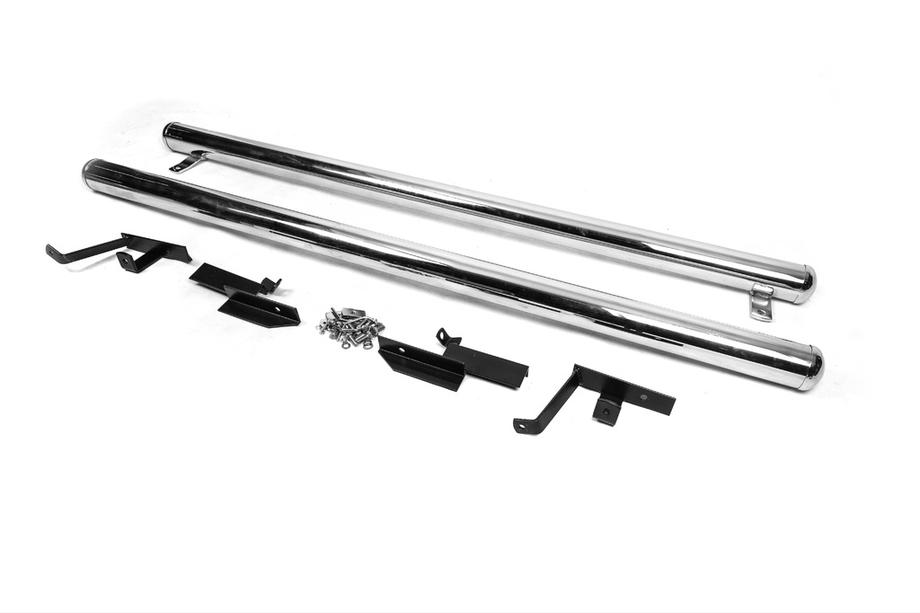 Nissan X-trail T30 2002-2007 Barre Laterali N1419 76mm (2 pz, Acciaio Inox) Foto 1