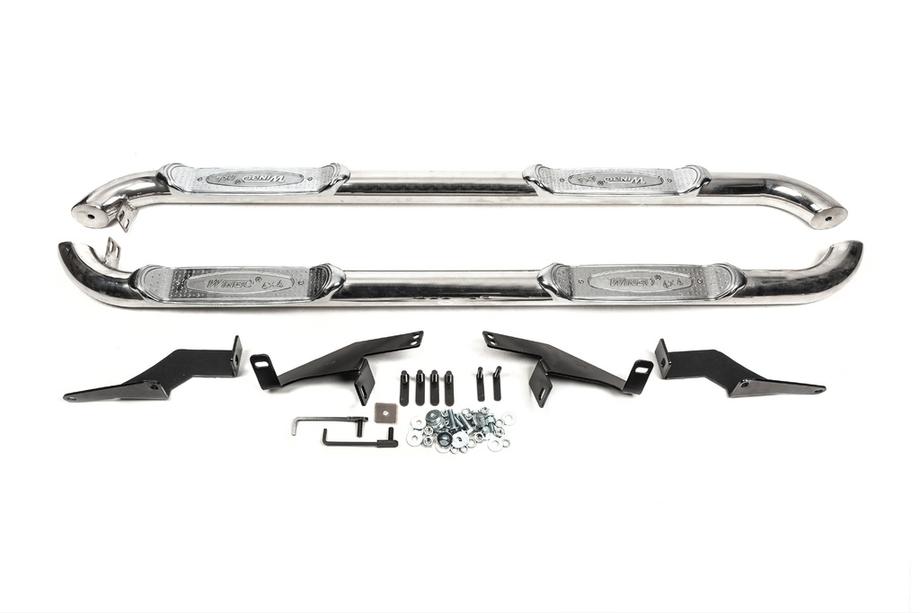 Hyundai Santa Fe 2 2006-2012 Barre Laterali B130319 (2 pz, acciaio inox) Foto 3