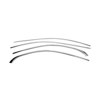 Kit completo cornici finestrini acciaio inox foto 2